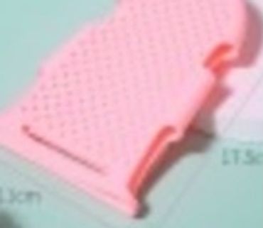 Pink Silicone Bath Scrubber