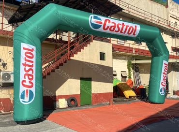 Green Inflatable Arch