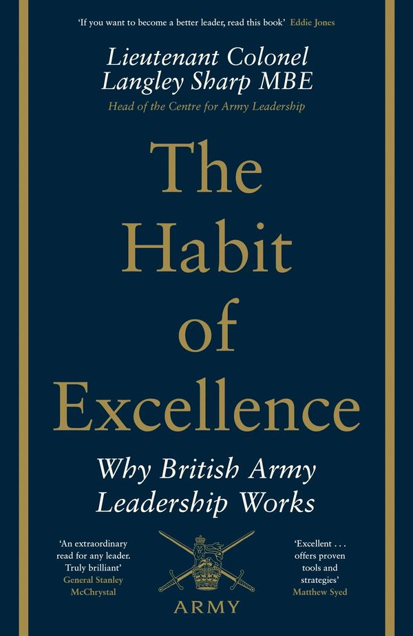 The Habit of Excellence Hardback Cover