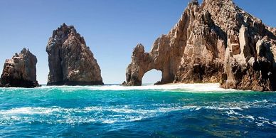 Cabo San Lucas, Cabo, The end of the Baja Peninsula, Where sea meets ocean