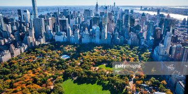 New York City, Central Park Bird's Eye View, The Big Apple in the Fall
