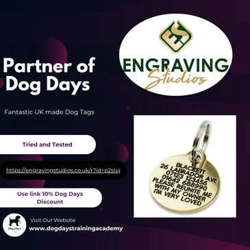 Tried and tested by us, superior quality. Made in the UK!! By law all dogs must display an ID tag we