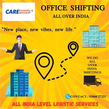 Care Packers & Movers offering office shifting services across India.