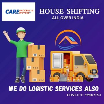 House shifting and logistic services all over India by Care Packers & Movers.