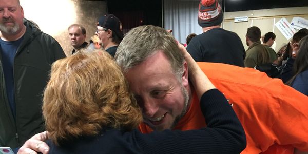 Dorothy Best meets a fan.