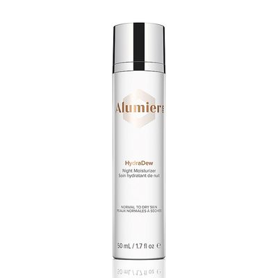AlumierMD HydraDew Moisturizer is an intensely hydrating night cream loaded with powerful peptides, antioxidants and soothing ingredients. Ideal for dry to normal skin.