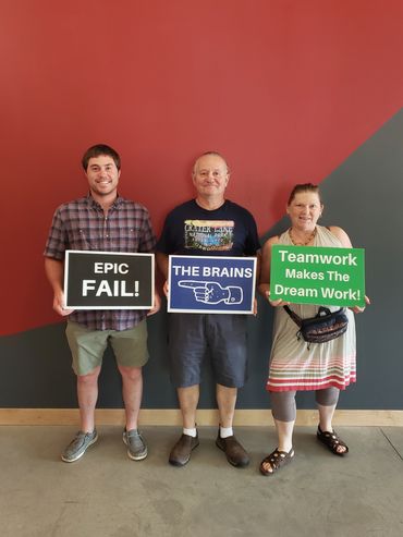 family doing a escape room