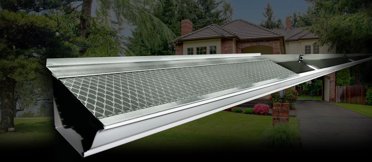 HelloGutters new seamless aluminum gutters and LeafSolution Extreme Gutter Filtration System