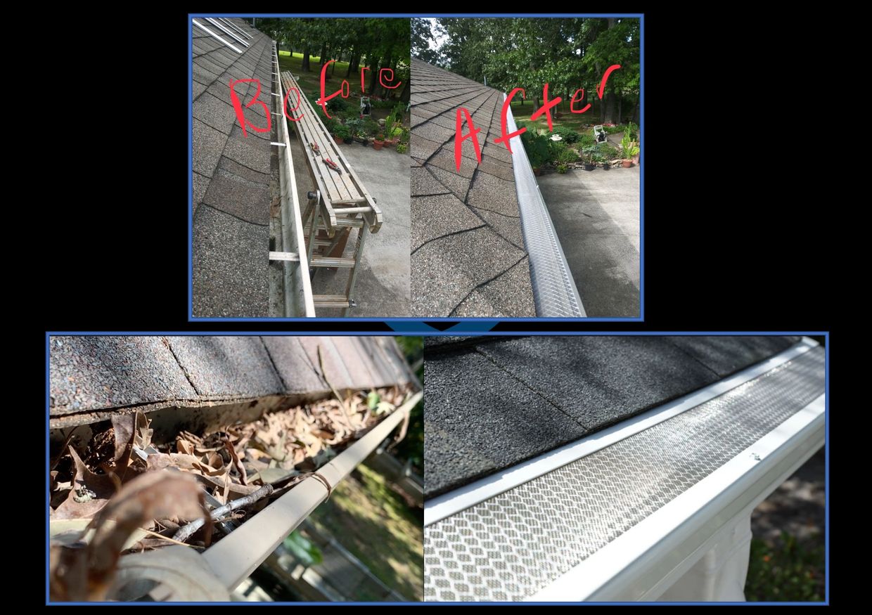 HelloGutters before and after photos