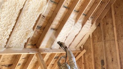 Spray foam insulation, residential application