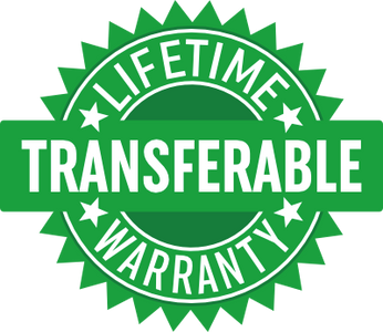 lifetime transferable warranty for gutter guards and gutter covers.