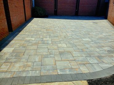 Paver patio large