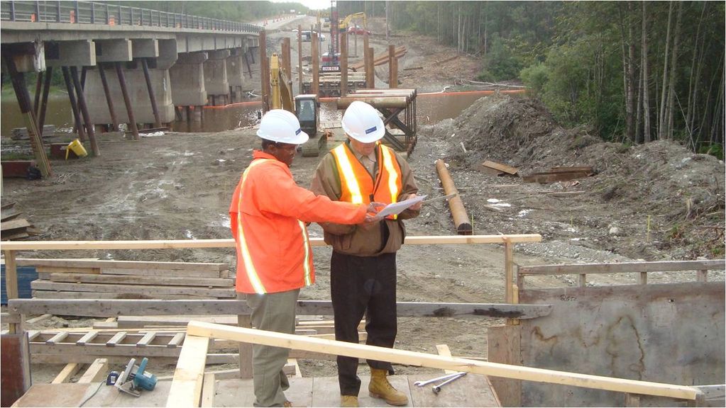 Pont Allard. Construit en 2011, au Nord du Québec. Surveillance des travaux par CESS Services Innc.