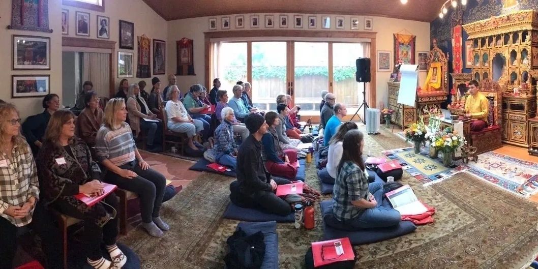 Teaching at the Palmo Center, Eugene OR USA