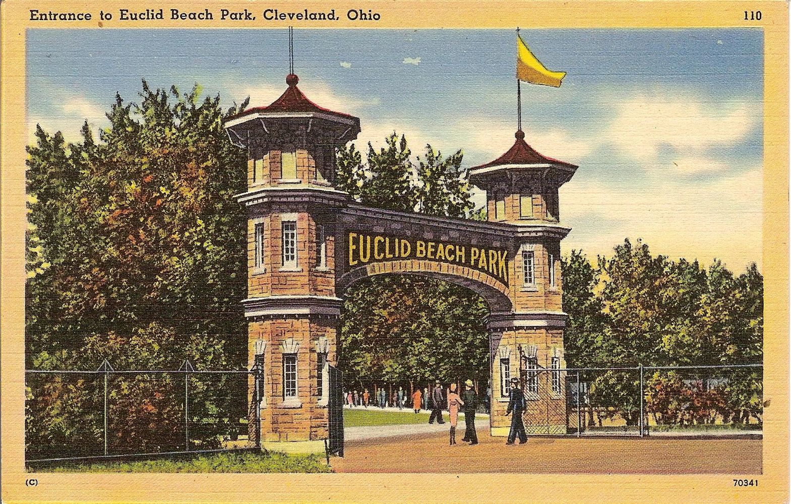 Image from an old Euclid Beach Park postcard.
