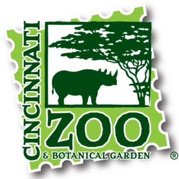 Cincinnati Zoo & Botanical Garden logo with rhino and tree.