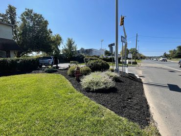 After shot of mulch bed