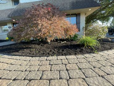 After shot of mulch bed