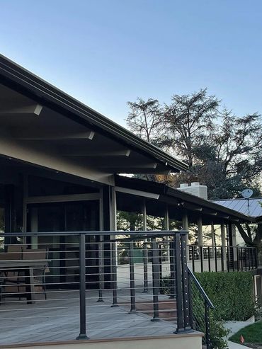 Rain gutter install in Modesto Ca