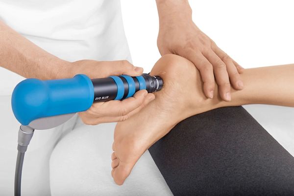 Shockwave therapy treatment for chronic tendon pain at The Stretch Doc in Henderson Nevada