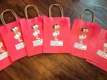 Custom Chanel party favor bags empty or full