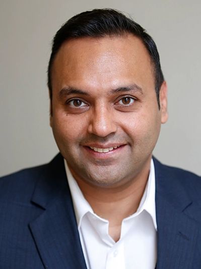 Portrait shot of Dr Maj Shabbir