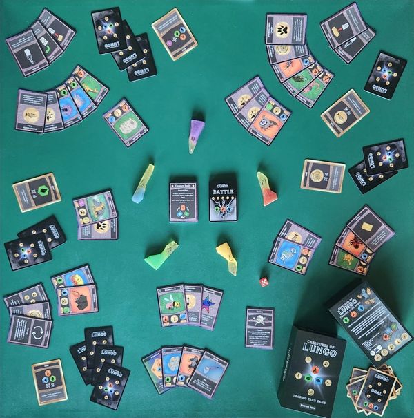 Creatures of Lungo display - game play layout