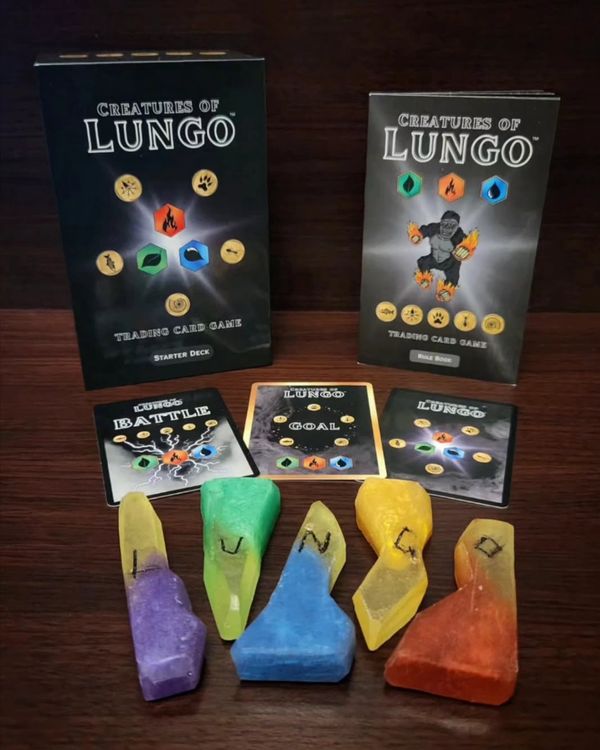Creatures of Lungo - Card Game
Whats in the box? Tokens game cards and rule book