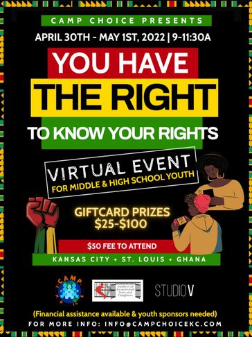 You have the right to know your rights event poster