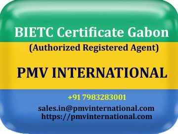 BIETC certificate Gabon agent & service provider free assistance & consultation BIETC procedure
