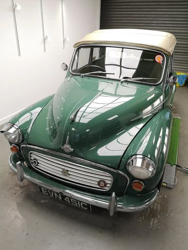 Morris Minor classic car care Bournemouth