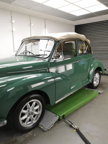 Morris Minor classic car care Bournemouth