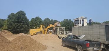 Burton Excavating, Inc. 49783 site prep aggregate material sewer work landscaping