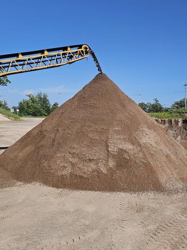 Burton Excavating Inc 49783 sand, stone, gravel site prep sewer repair crushing screening aggregate