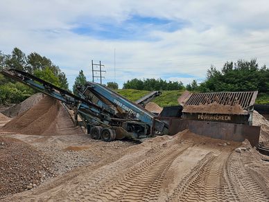 Burton Excavating, Inc. 49783 used equipment for sale site prep septic systems, water lines material