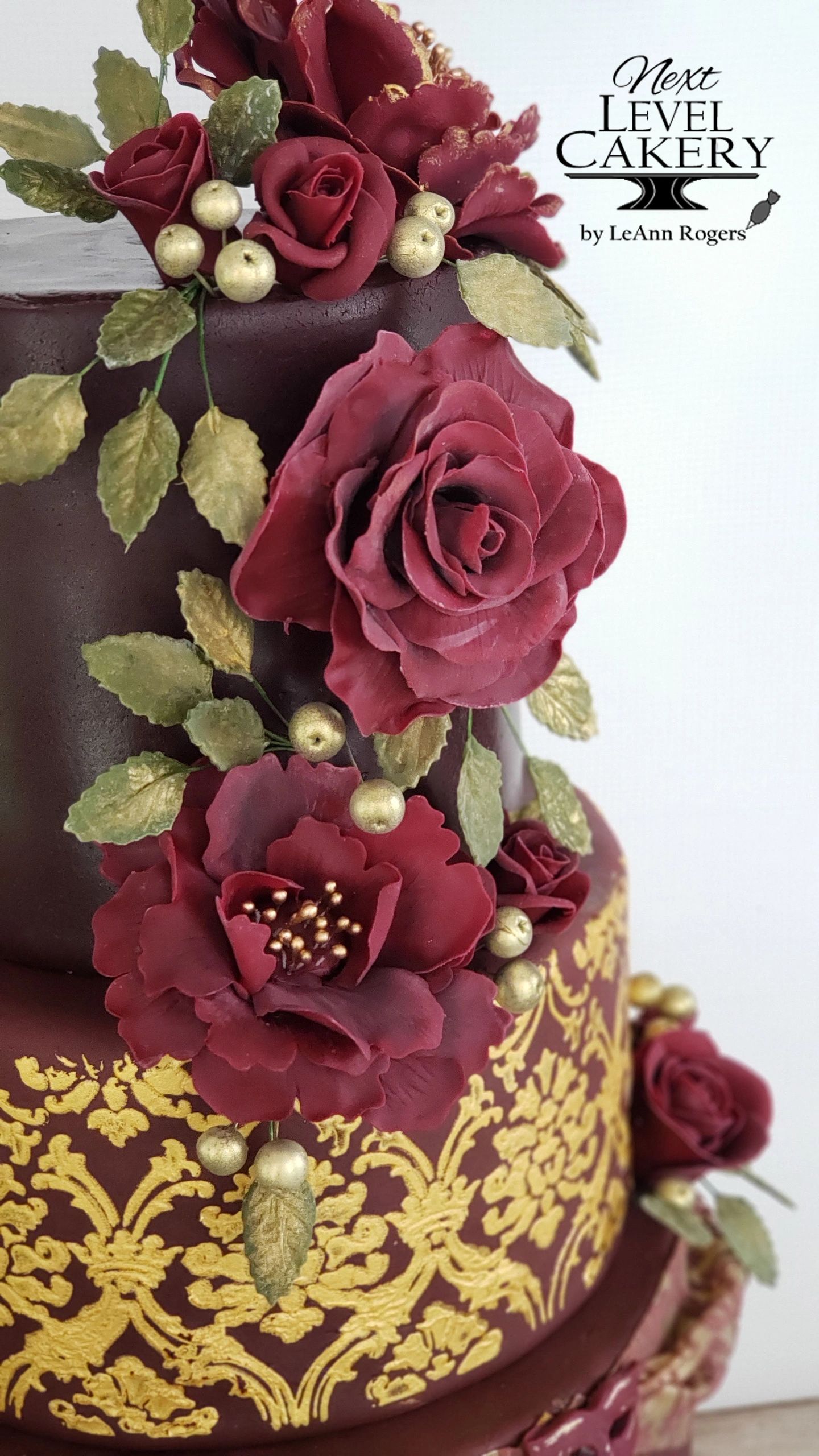 Louis Vuitton cake for a surprise - Next Level Cakery LLC