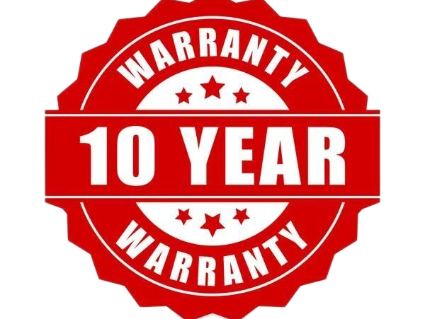 10-Year Warranty badge for Shingle Shield USA roof rejuvenation services.