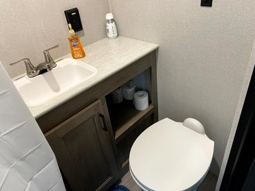 2021 Hideout bathroom sink