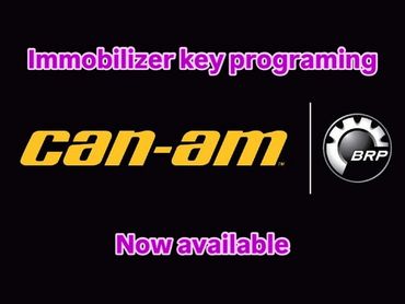 Immobilizer key programming for Can-Am vehicles now available.