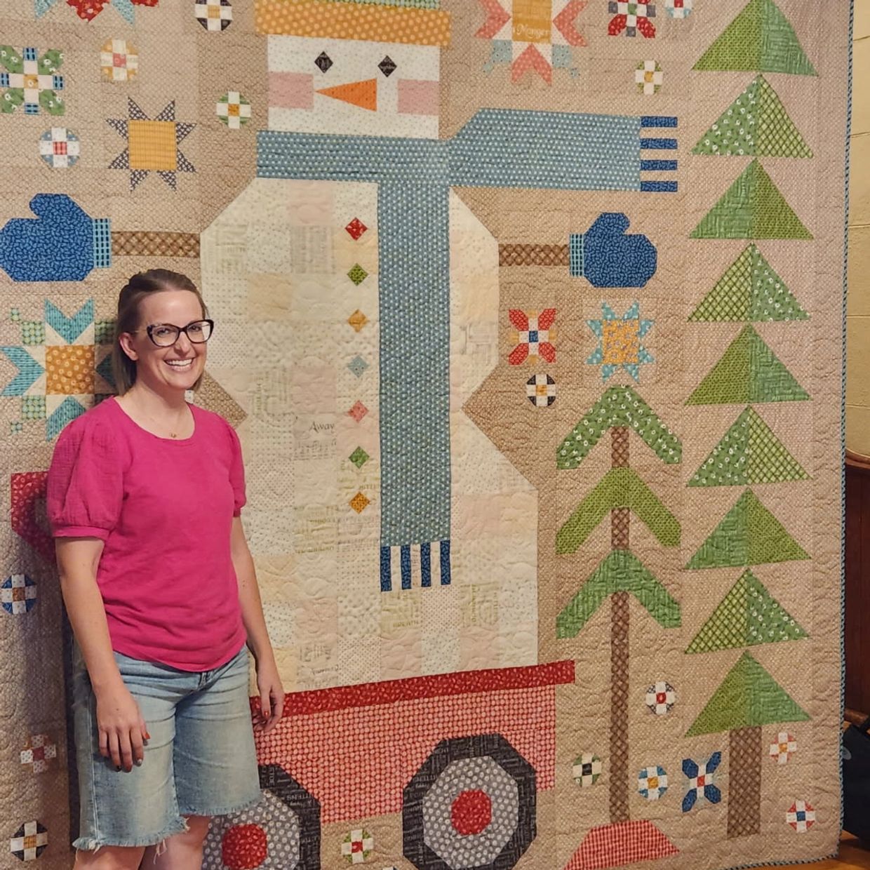 Congratulations to our 2025 Opportunity Quilt Winner , Laura  Mourtgos!!