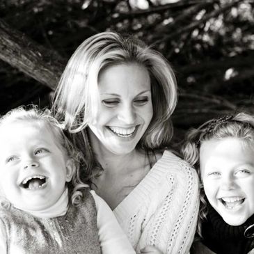 Working mom running cleaning business