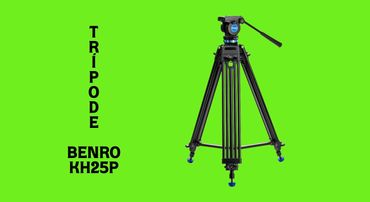 Trípode Benro KH25P:
(Cabezal video profesional fluido / Con bolso)