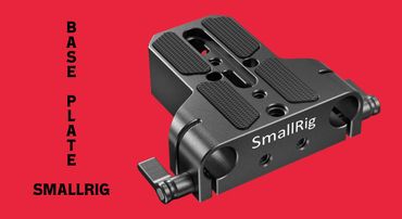 Base plate Smallrig con entrada para dos rods de 15 cm