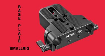 Base plate Smallrig con entrada para dos rods de 15 cm