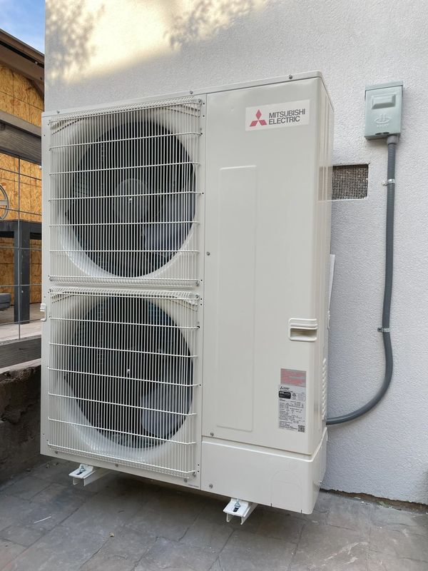 The Ignite HVAC team installed this Mitsubishi Heat Pump in Belmont, CA.