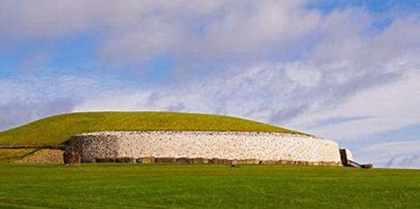 Newgrange at mid-day