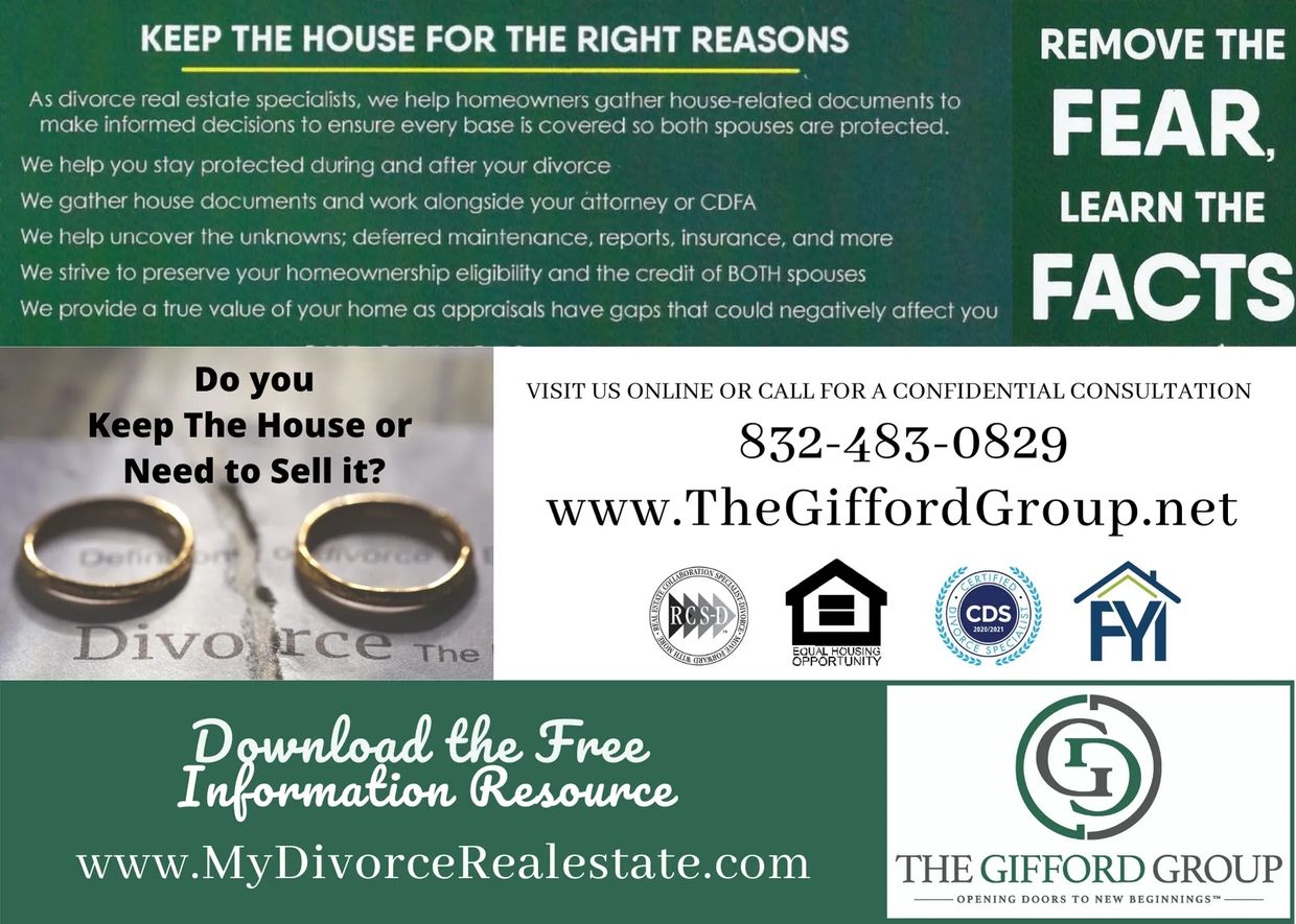 Down the Free Divorce informational Resource. Divorce Help, Do you keep the house or sell it?