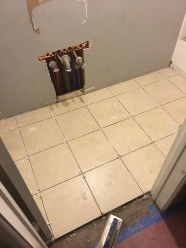 Bathroom tiling