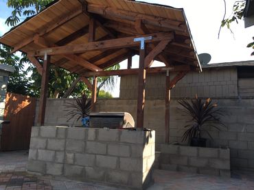 Custom pergola