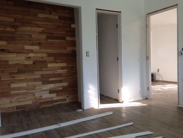 Cedar closet installation